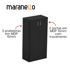 Armário Alto Fechado 2 portas MARANELLO M15
